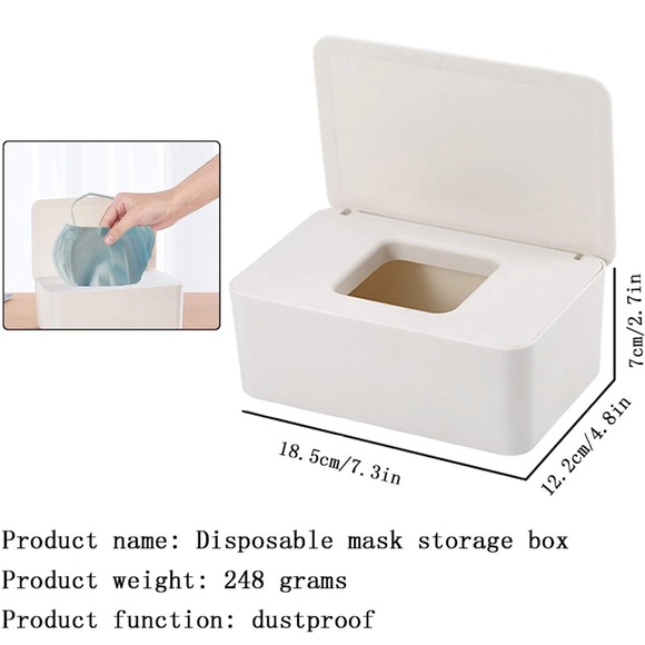 NWOT Modern Desktop Tissue Box Holder - Picture 2 of 6